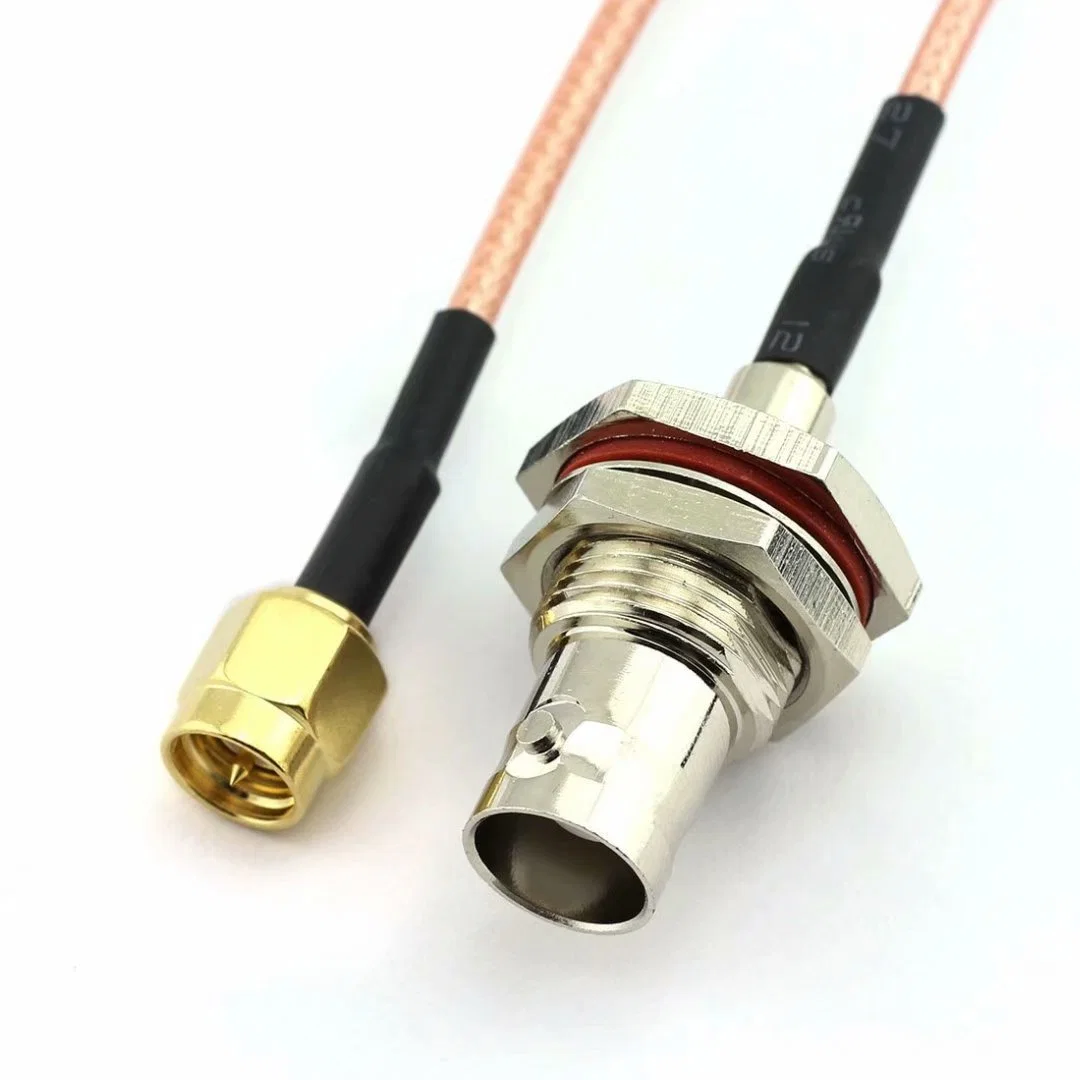 Custom Made BNC SMA TNC MCX SMB MMCX RF Coaxial Cable Assembly