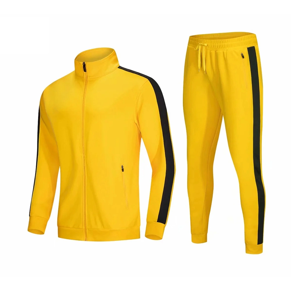 Einfarbiger Jogging Track Suit für Herren im Winter und Herbst Trainingsanzug Sport