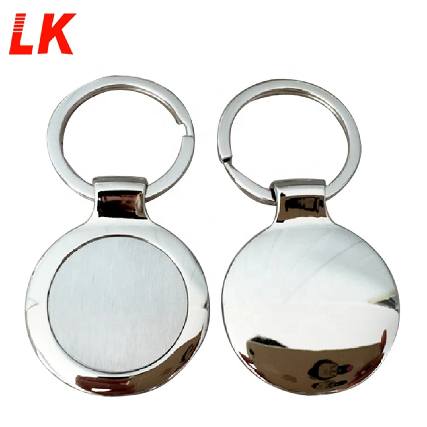 Promotional Promotion Items Souvenir Decoration Gifts Wholesale/Supplier Company Zink Alloy Metal Engraving Laser Sublimation Logo Blank Round Key Chain for Cars