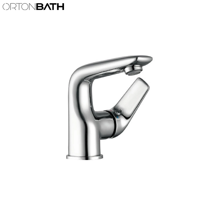 Ortonbath Art Design Brass Deck Mounted Single Lever Bathroom Sink Bath Shower Bidet Bath Basin Kitchen Faucet Mixer Water Tap Sink Basin Faucet