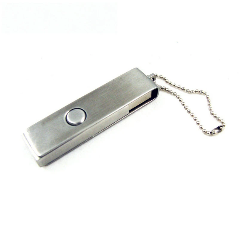 Metal Swivel USB Memory Disk M738 with Fixed Ball Chain