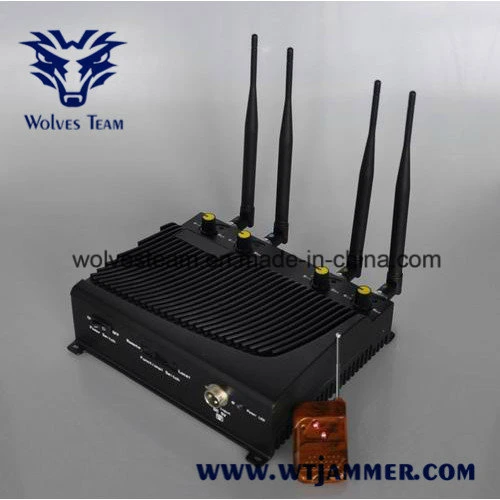 Escritorio ajustable Teléfono móvil y la señal WiFi Jammer con control remoto