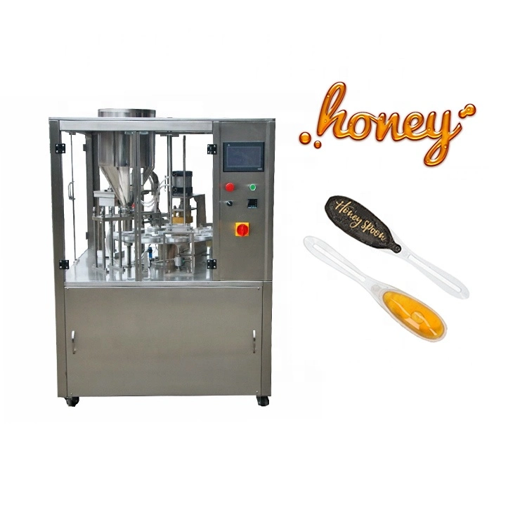 Automatic Plastic Honey Spoon Filling Machine and Packing Equipment