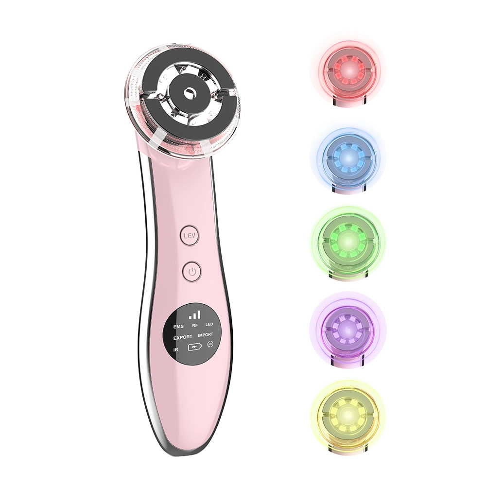 Multi-Function LED Light Therapy RF EMS Beauty Equipment for Skin Care at-Home