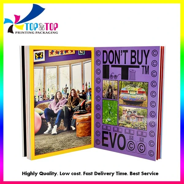 Custom Colorful Advertising Brochure Promotion Board Book Printing