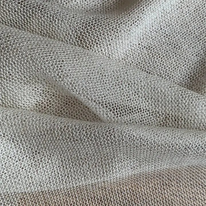 Bridal Silk Mesh Fabric. Bridal Silk Tulle Fabric. Wedding Dress Silk Fabric