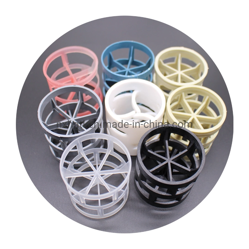 PP PE CPVC Polypropylene Random Cooling Tower Filler Media Tower Packing Plastic Pall Ring