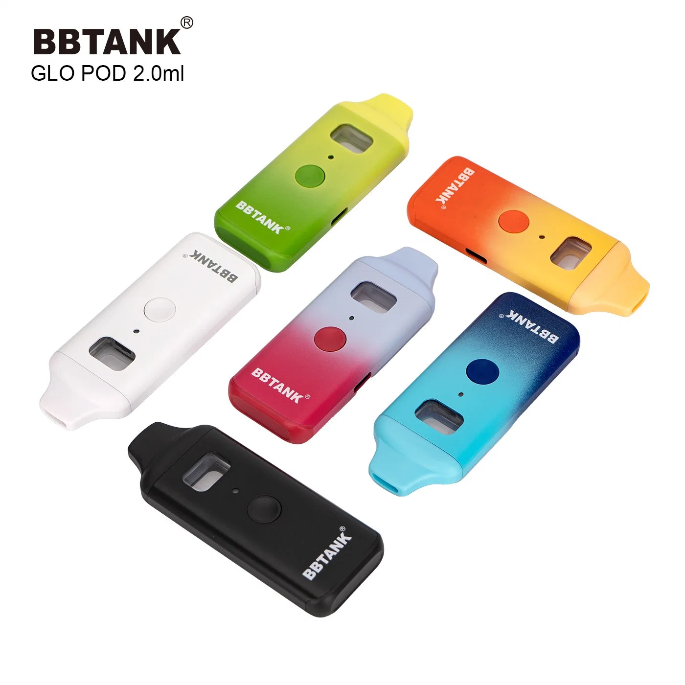 Bbtank vacío VAPE 1ml resina desechable lápiz recargable 2ml VAPE Vaporizador