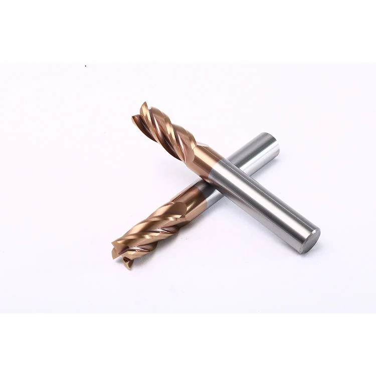 De Carburo de revestimiento de diamante End Mill Herramienta de corte para el mecanizado de grafito y herramienta de corte de carburo de carbono