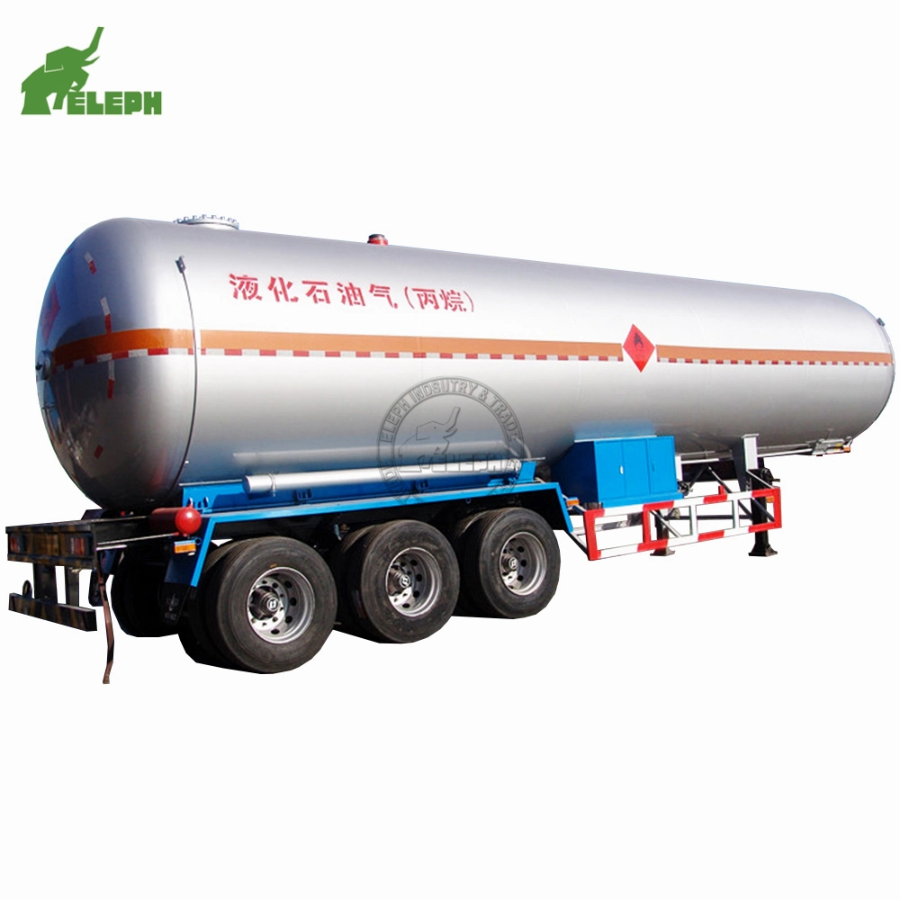 25ton 40cbm 50cbm Pressure Tanker Carrier LPG Tank Semi Trailer