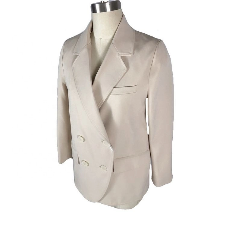 Hot la vente de la conception personnalisée Casual veste chaude avec 2 poches basses Blazer vestes pour femmes