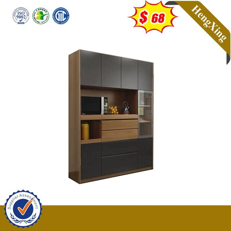 Modular Standard Walnut Wood Office Bookcase (UL-9L0172)