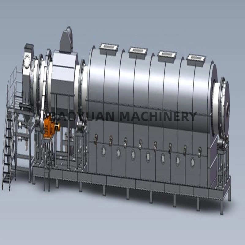 Máquina de carbón de leña horno Biochar sin humo de la estufa de la Carbonización Biochar a corto tiempo de enfriamiento de la máquina de registro de madera de cáscara de coco de la carbonización de carbón de leña horno