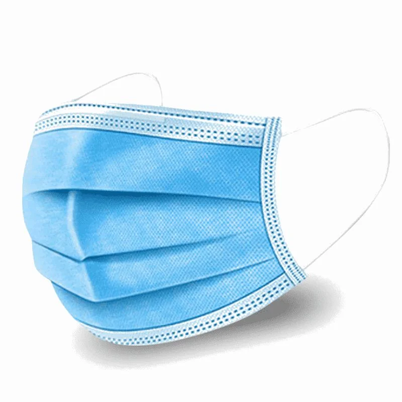 Tissu Non-Woven Siny face bleue Mask 3 couche de type non tissé