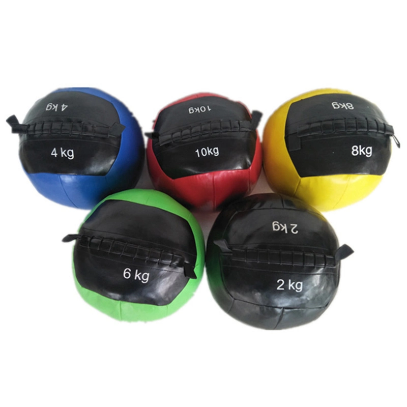 Cuero de bola de la pared de Fitness Gimnasio de Musculación equilibrio gravedad la bola de entrenamiento pelotas de ejercicio suave medicina Esg13229