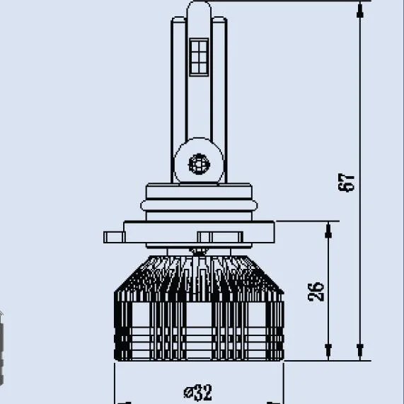 Erschwinglicher Preis LED Auto Scheinwerfer, LED Auto-Frontbeleuchtung (9005)