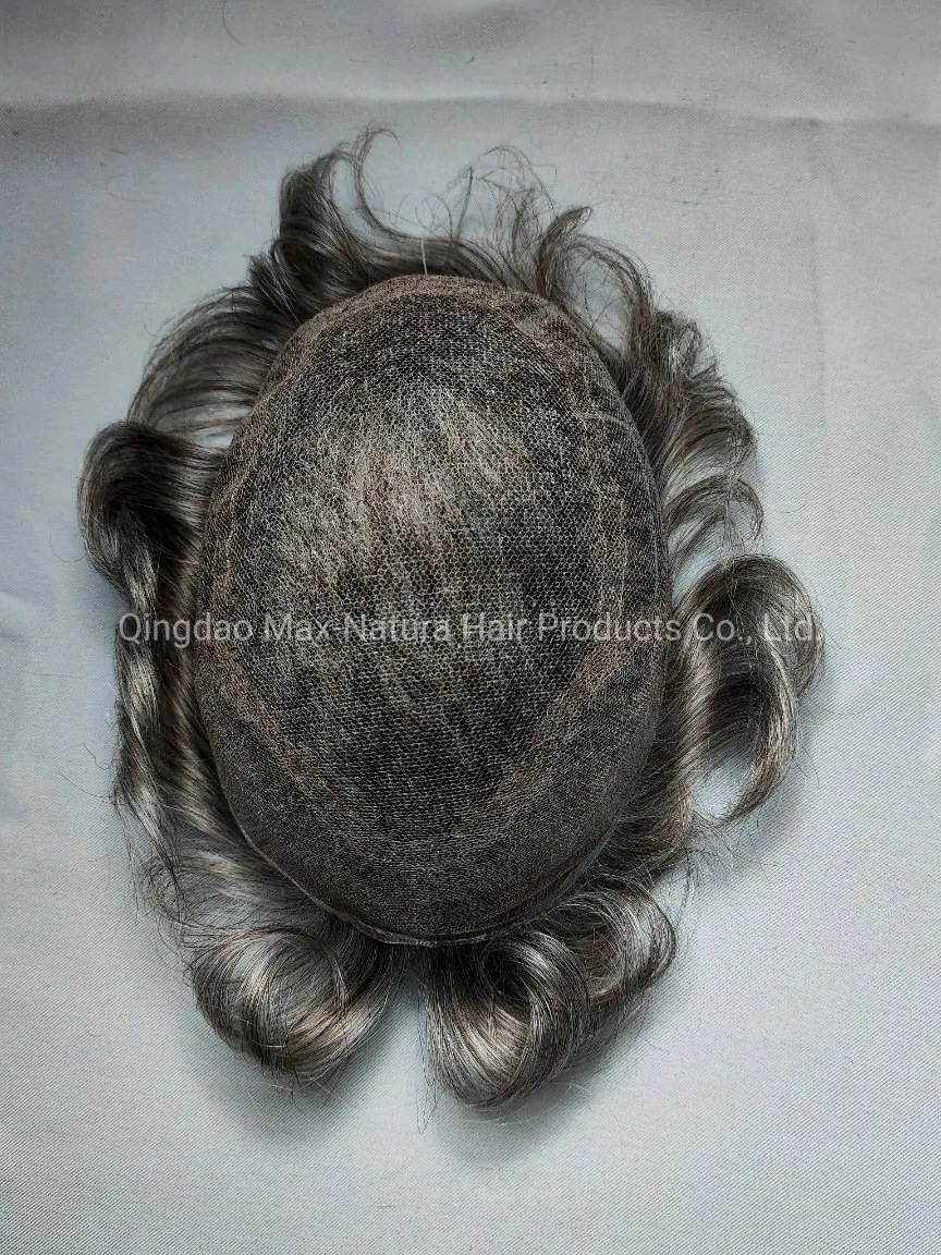 Most-Popular Full Swiss-Lace (French lace) Custom-Made Human Hair Wig with Reinforced-PU-Lines/Stitching Lines