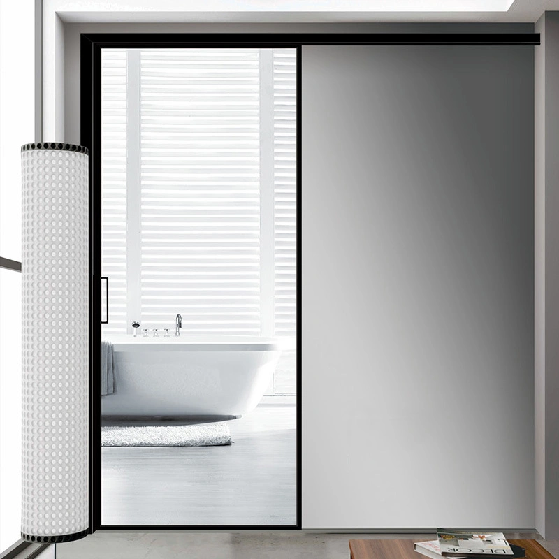 Neues Design Custom House Badezimmer Schmale Schlanke Rahmen Glastür Aluminium-Flügeltüren