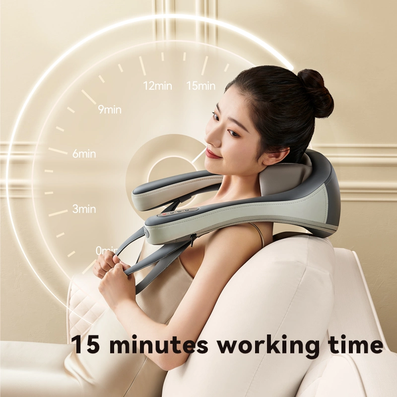 Portable Handheld Muscle Massage Shiatsu Deep Tissue Dual Trigger Neck Shoulder Massager