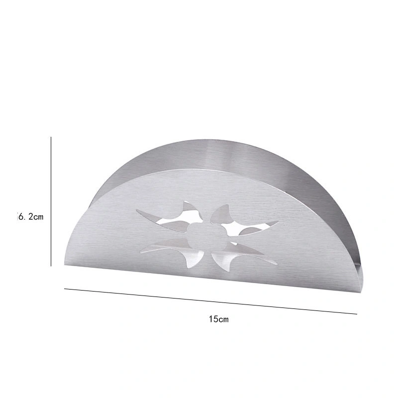 منديل ورقي نابكين مصنوع من الفولاذ المقاوم للصدأ على الطراز الغربي Bl12084 الحامل