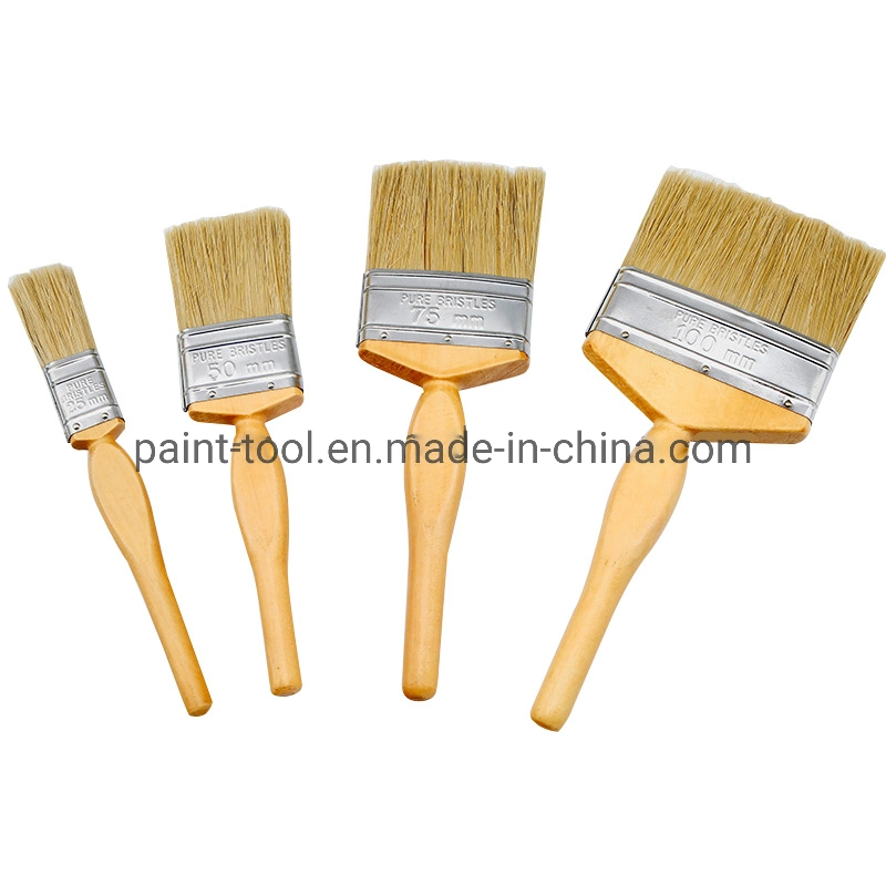 China Wholesale/Supplier Wooden Handle Bristle Paint Brush Cleaning Tool