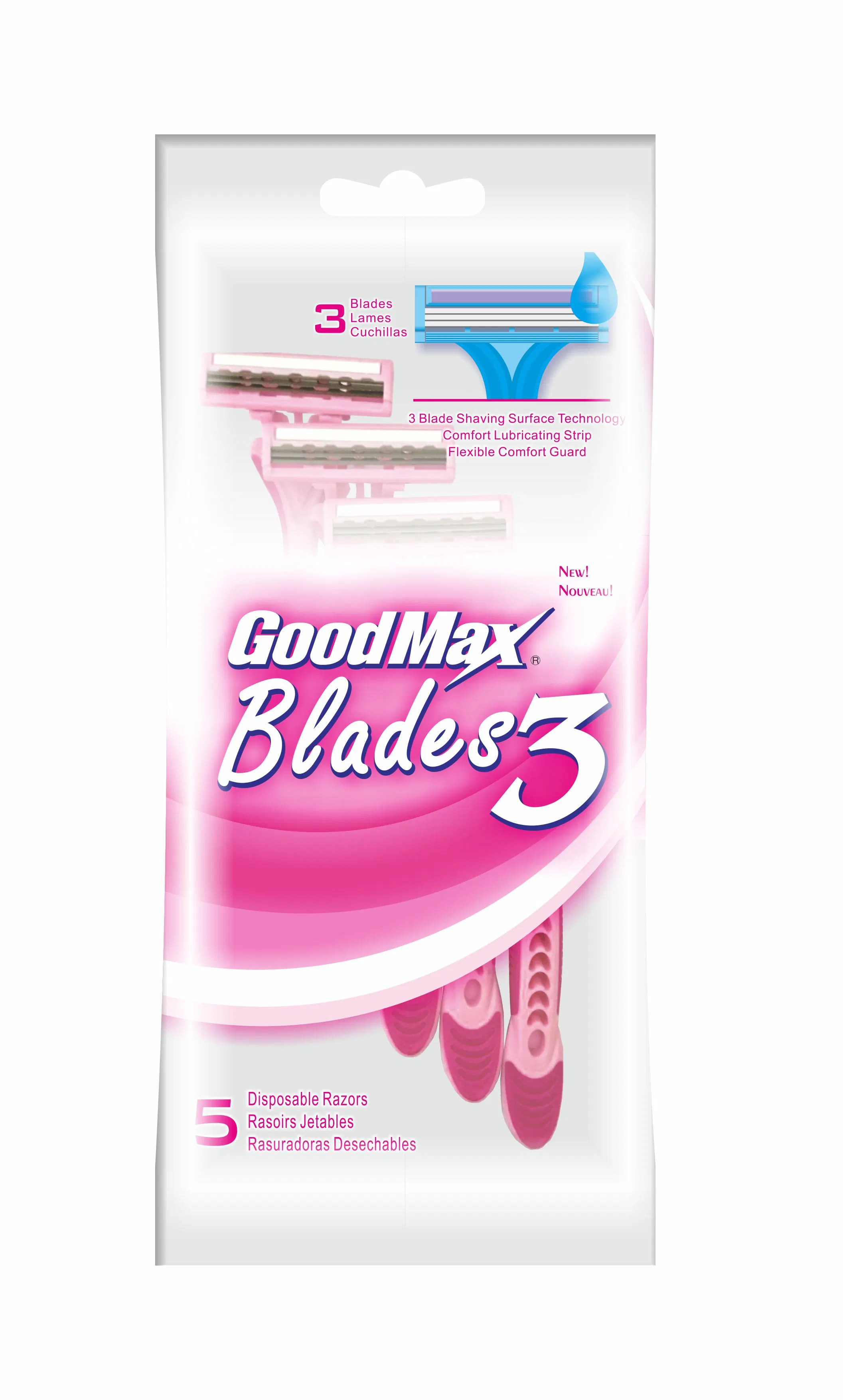 Three Blade Disposable Razor