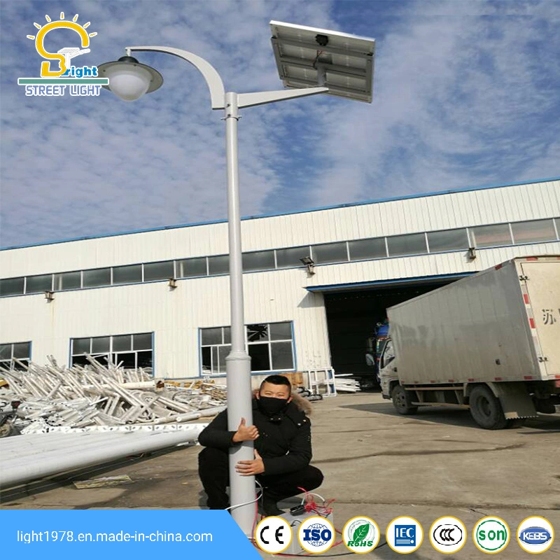 Outdoor 6-12m Hot DIP Galvanized Street Light Pole with 5 Years Warranty