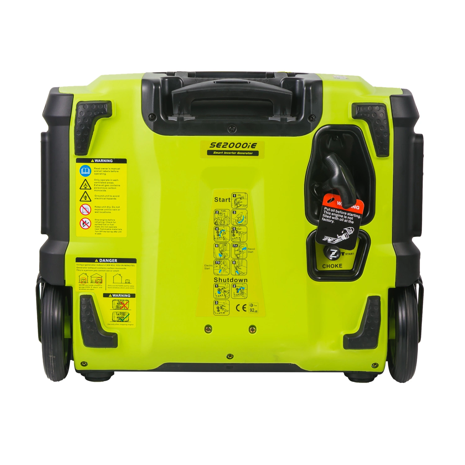 Smart Inverter Generator mit 200V 2000VA 60Hz AC (100-240V)-Spannungsausgang