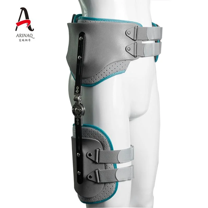 Puntal de la pierna ortopédica rodillera articulada Supportknee Knee Brace producto