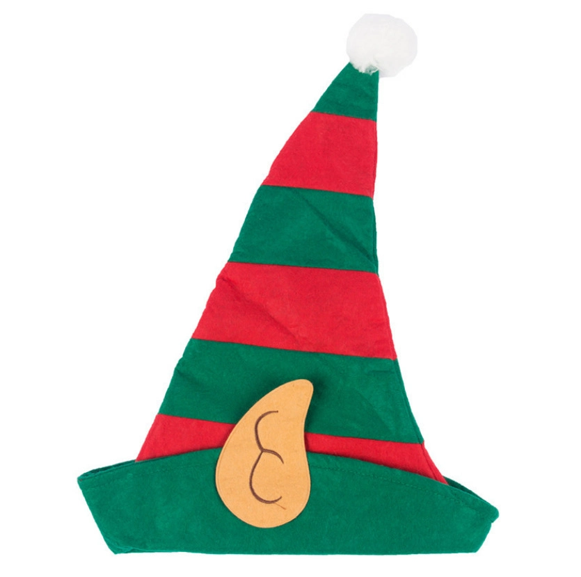 Funny Christmas Tree Shape Beanie Santa Hat for Kids Gifts