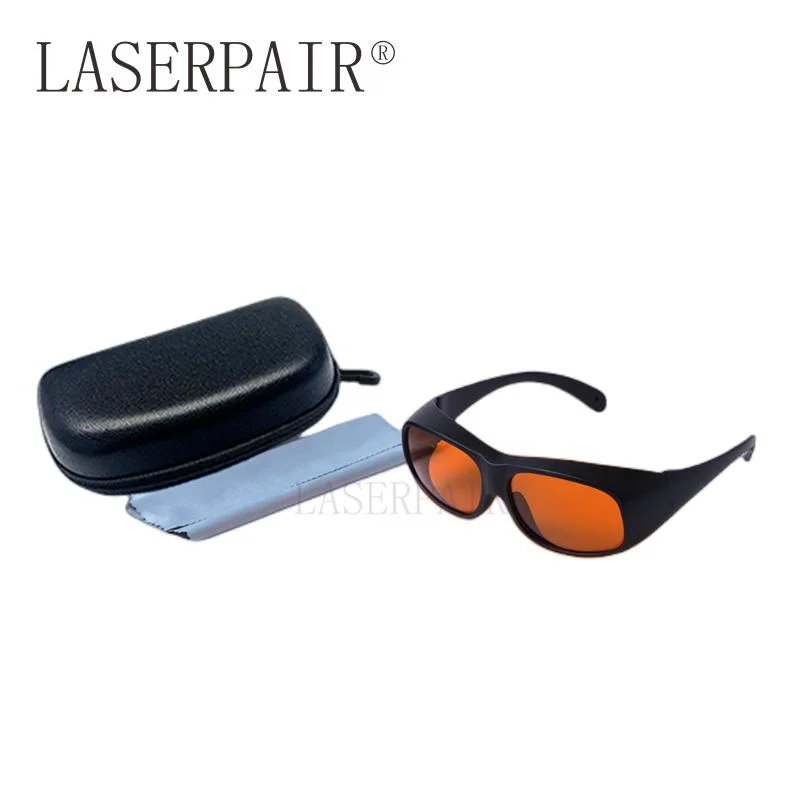 White Color Frame 52 of 266nm, 355nm, 515nm, 532nm Ultraviolet (UVA & UVB) and Green Laser Safety Glasses