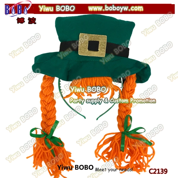 Corporate Gift Custom Football Fans Party Shape Hats Wholesale Football Crazy Soccer Fans Hats (C2136)