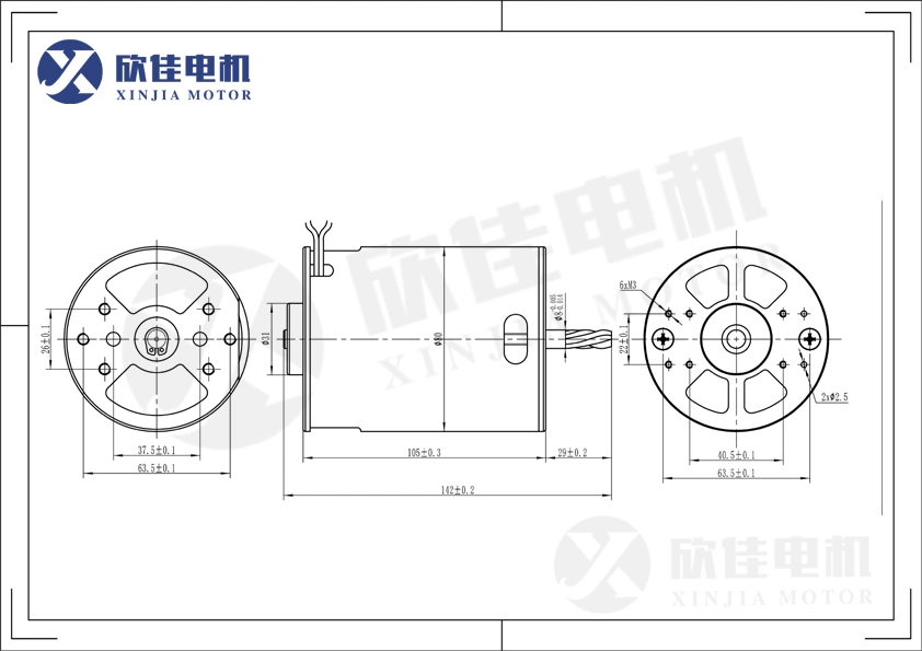 DC Motor BLDC Motor D78 Motor Electric Motor Electrical Engine DC7832 Voltage Customized 100-240VDC with Magnetic Steel Sheet for Juicer/Blender