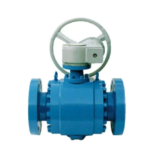 China Factory Supply Pipe Valve Forged Trunnion-Mounted Ball Valve