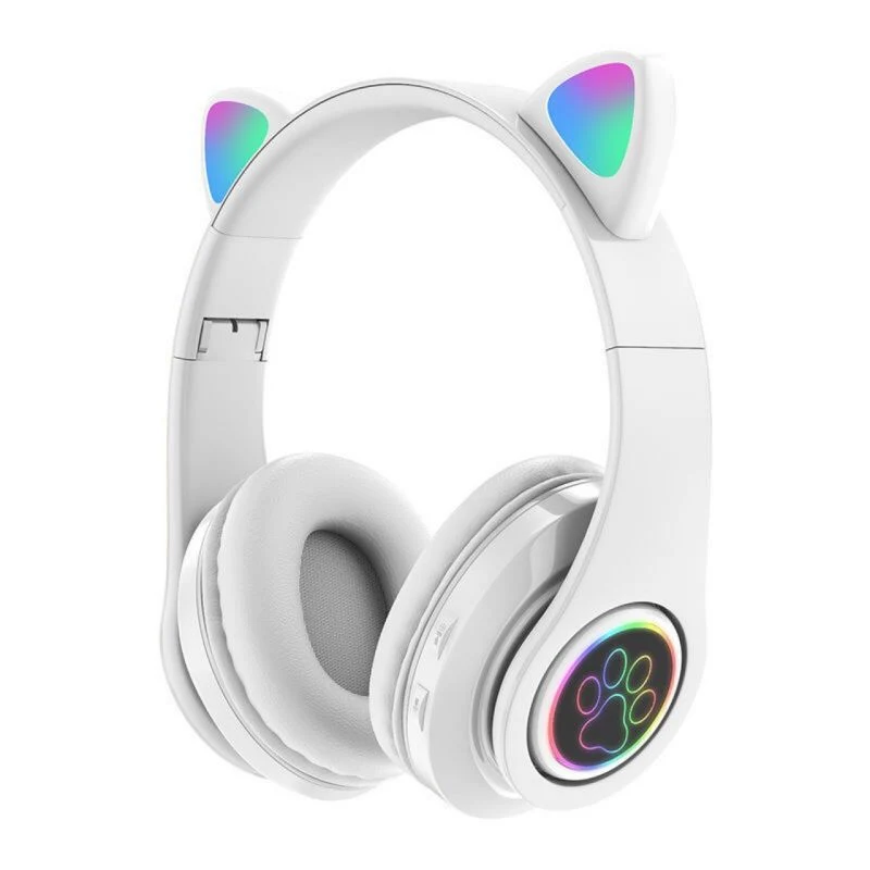 New Trending Cut Cat Promotion Gifts Wireles with LED Cute Earphones