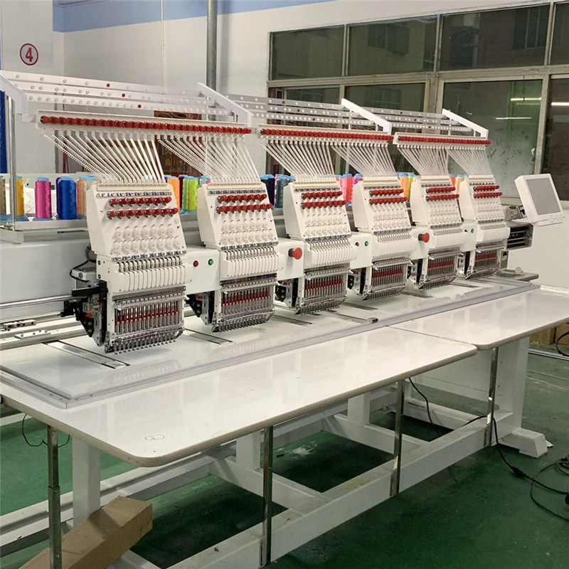 Embroidery Machine Is Used to Embroider Car Leather Seat Logo