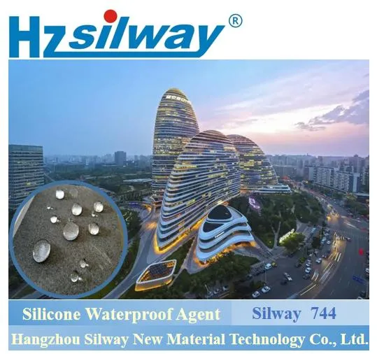 Methyl Hydrogen Silicone Emulsion Silway 744 That Enhances The Hydrophobicity of Latex Paint