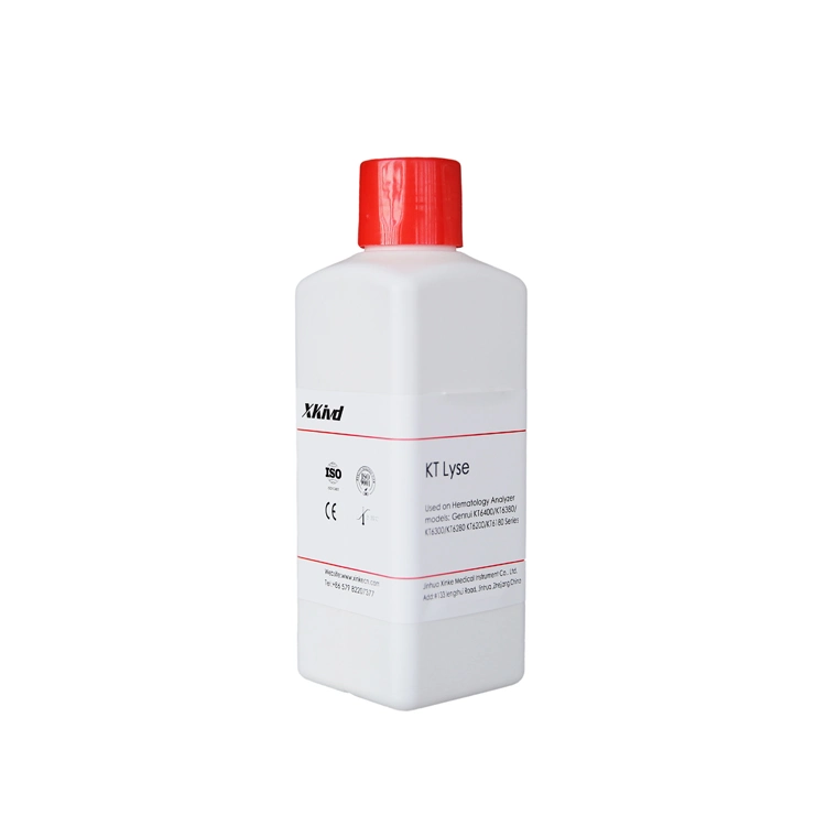 Analyseur d'hématologie Lyse 500ml pour réactifs Genrui pour Brand Kt6400/6380/6300/6280/6200