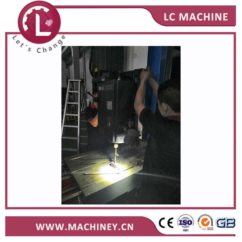 Precision CNC Twin Head Horizontal Milling Machine-Floor Type Face Milling Machine