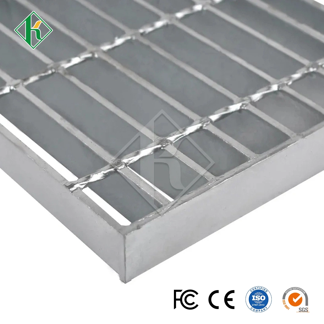 Kaiheng Metal Floor Bar Grating Manufacturers Trench Drain Cover China Galvanised Steel Drain Trench Grates