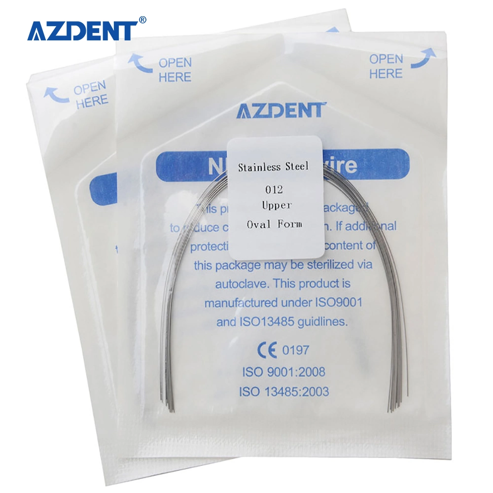 Dental Clinic Use Arch Wire Orthodontic to Adjust Teeth 012 Uper