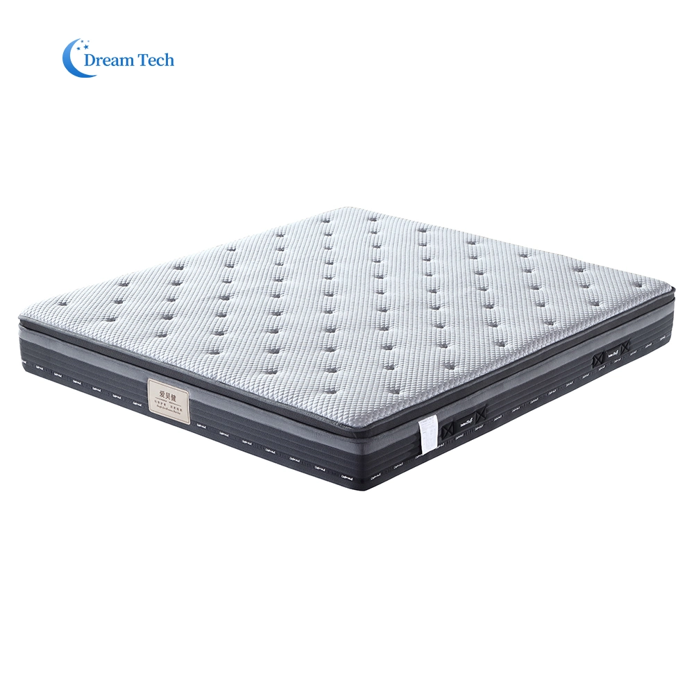 Hochwertige Taschenfeder Latex Gel Memory Foam Hotel Bett Matratze