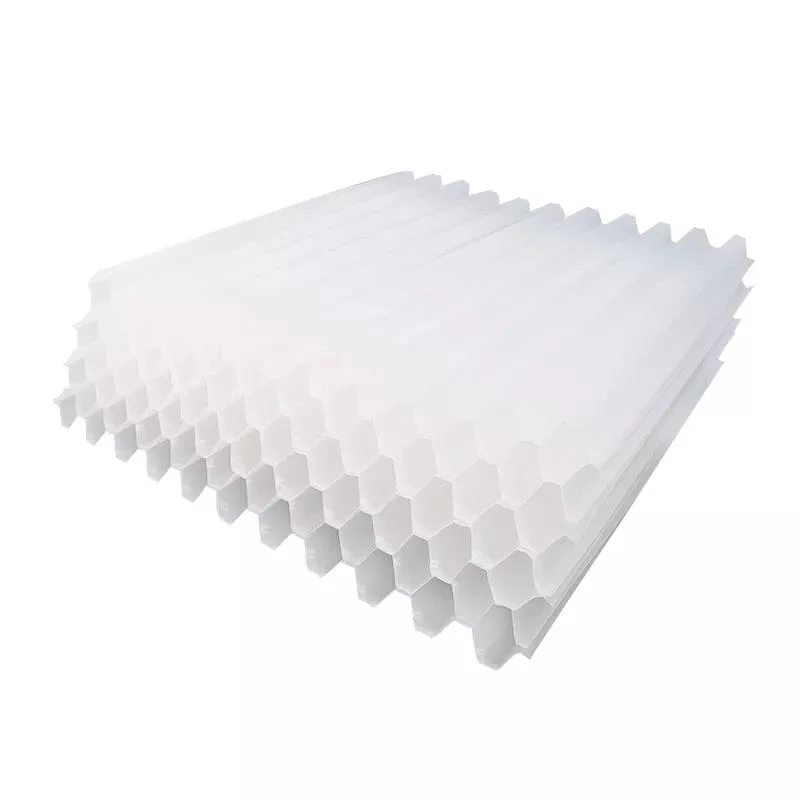 Lamelle plastique PVC PP clarificateur Tube Lamelles des colons pour traitement des eaux usées