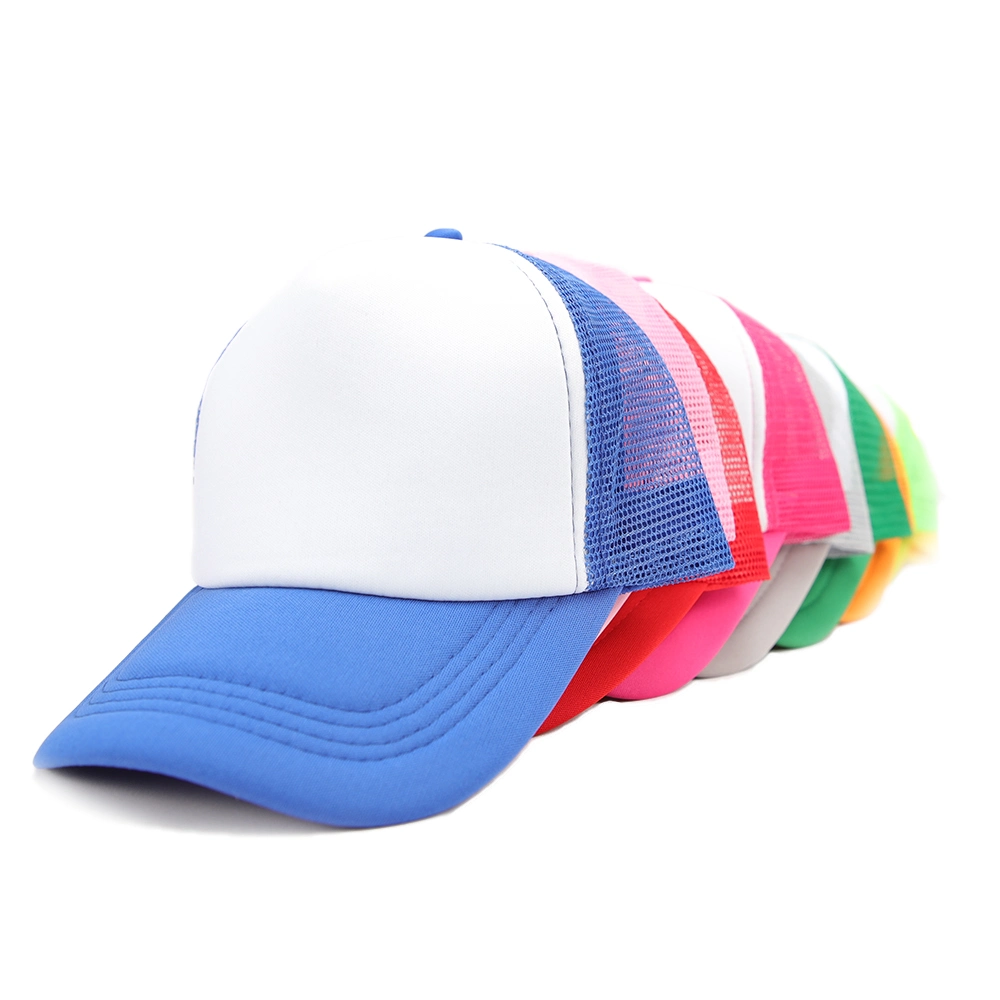 Sublimation Trucker Hat Custom Logo Us Warehouse Foam Mesh Baseball Cap