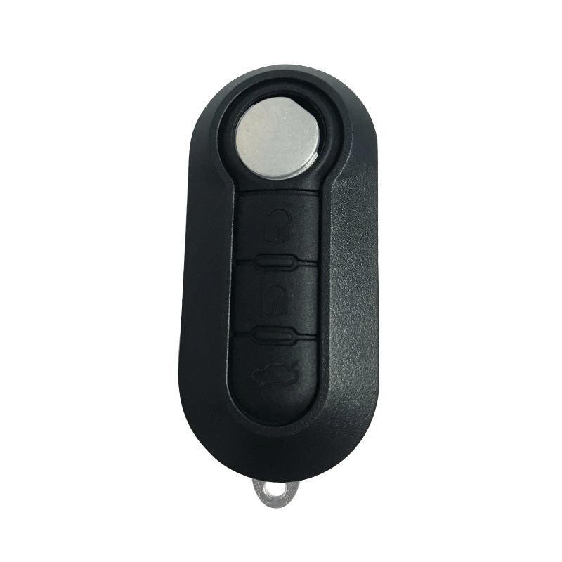 Best Price FIAT 500 Bravo Palio Stilo Rubber Remote Flip Key 3 Buttons 433 MHz Flip Folding Car Key Fob Remote Key Without Logo