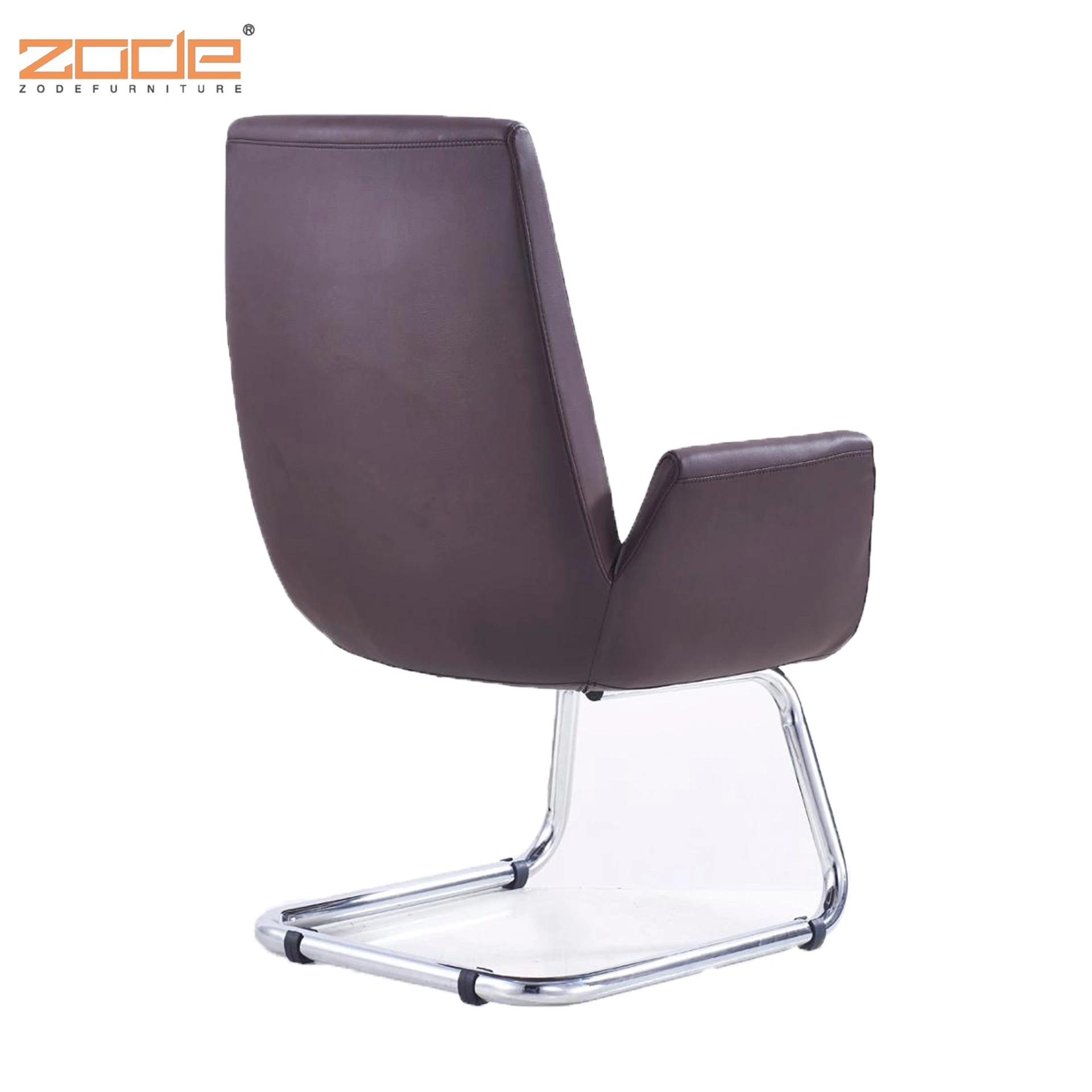 Zode Modern Black PU Executive Leather Visitor Office Computer Chair Waiting Chair