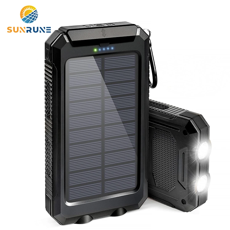 Outdoor Waterproof Mobile Phone Charging 20000mAh Solar Power Bank Wireless Charger