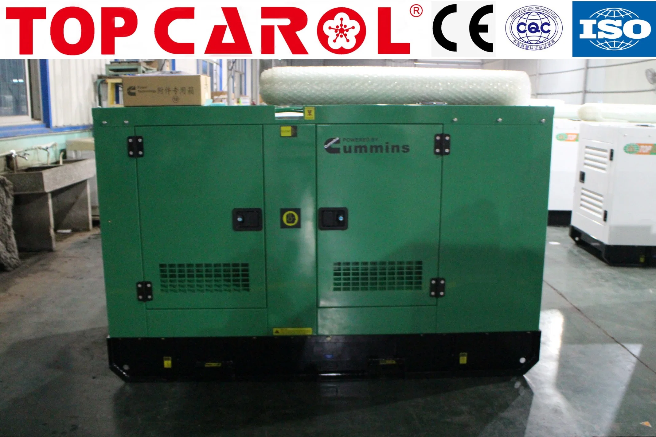 96kw 120kVA Silent Electric Power Plant Generator Set with Cummins/Perkins Engine