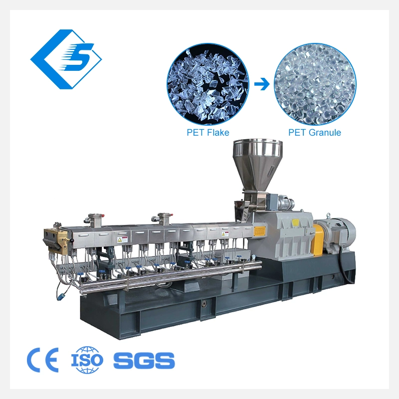 Great Efficient Automatic Sino-Tech Snack Granulation Pelleting Machine Line for Pet Bottle Flakes