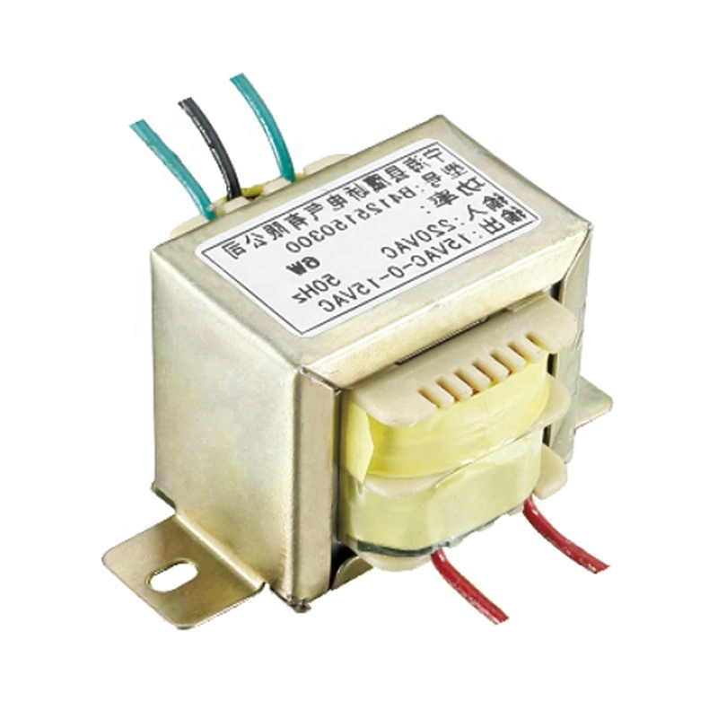 Transformador de potencia 6 va 6W la distribución de energía 15V AC transformador de frecuencia baja de la IE